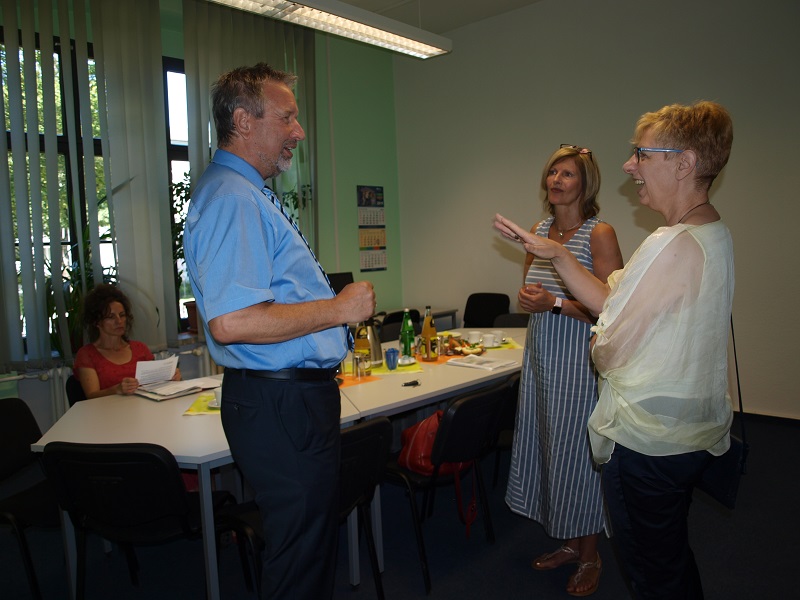 Anne-Katrin Koch und Prof. Gerald Svarovsky